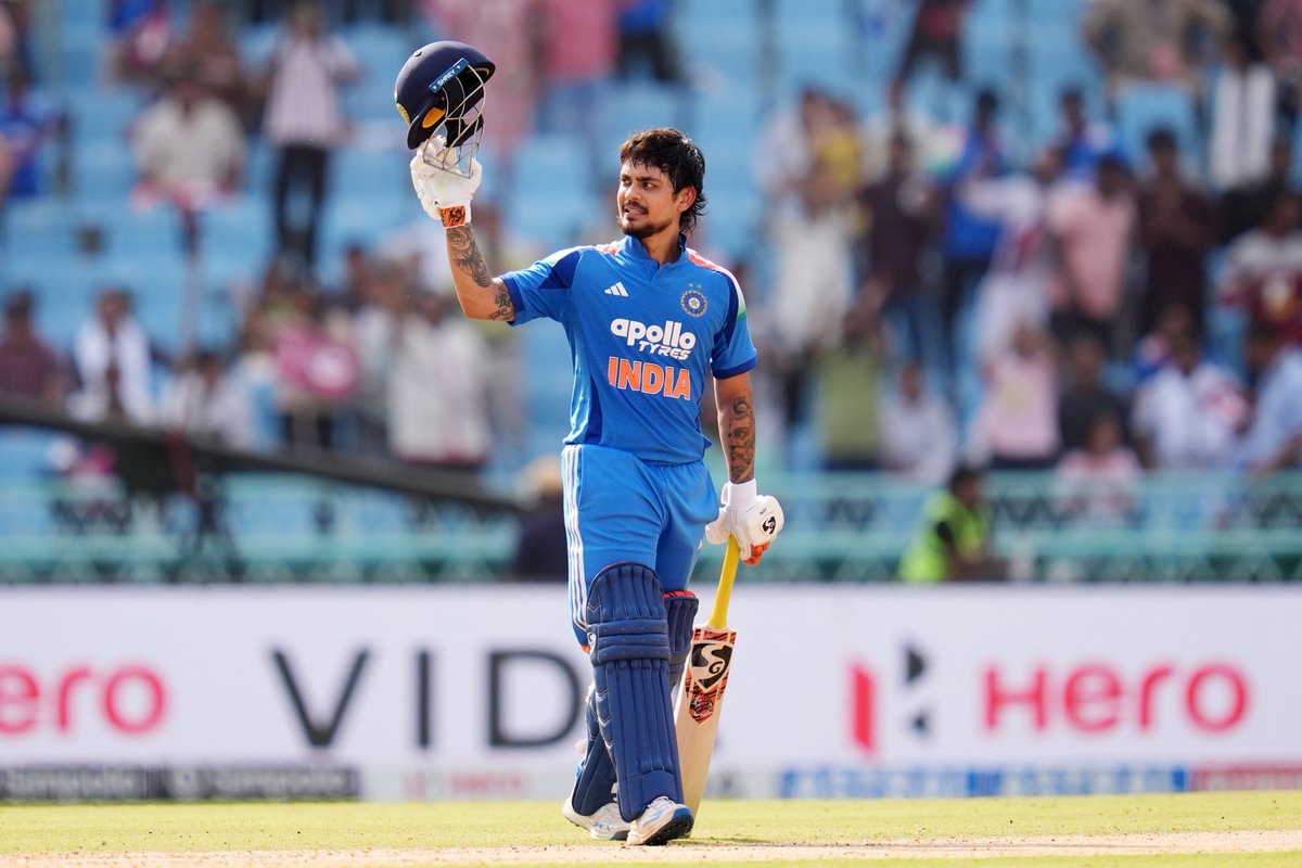 BCCI's tweet photo. 1️⃣2️⃣5️⃣ Runs
7️⃣9️⃣ Balls
1️⃣4️⃣ Fours &amp; 7️⃣ Sixes

A dazzling knock from Ishan Kishan 👏👏

Updates ▶️ https://t.co/JYJ5l44iJ6

#TeamIndia | #INDvAFG | @IDFCFIRSTBank | @ishankishan51 https://t.co/EI68b2HLje