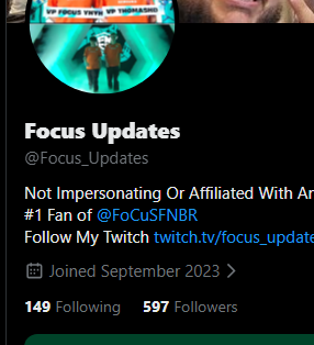 Focus Updates tweet media