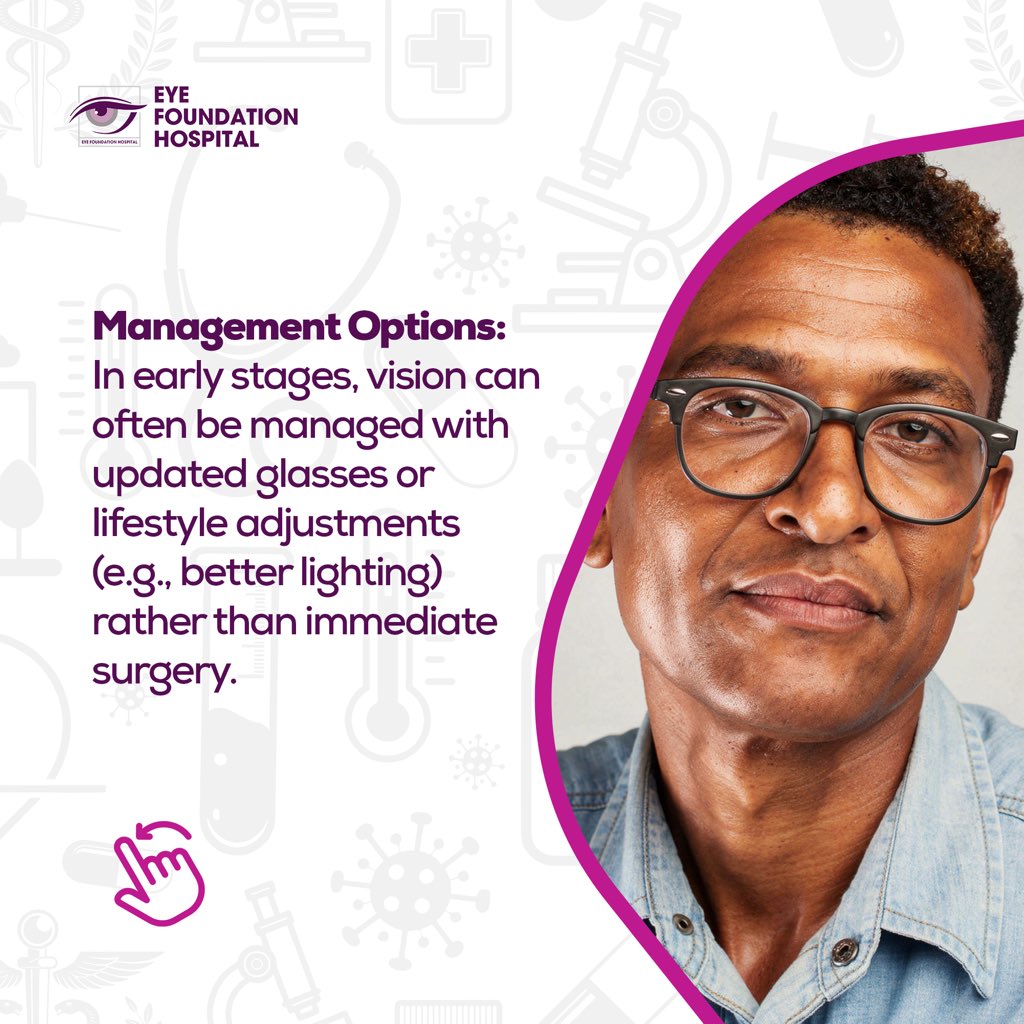 eyefoundationng's tweet photo. Cataracts often develop gradually, making it easy to miss the early warning signs until vision becomes seriously affected. That's why early detection is so important. https://t.co/FazSEQWWER