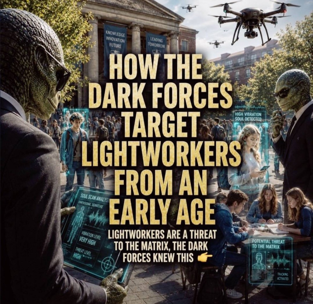 DutchForce17's tweet photo. ✨How The DarkForces Target Lightworkers From An Early Age✨

Scattered across all parts of this Earth to nourish and sustain the energy. The lighthouses of this time.

Telegram⤵️
DivineSoulsPortal https://t.co/qAruYRXO5b