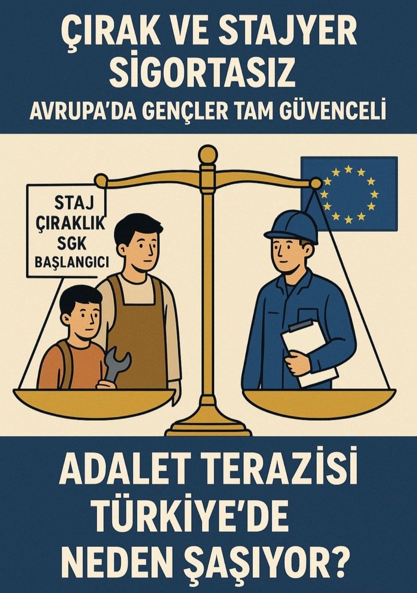 EbruOkyay86's tweet photo. @tgrthabertv @MuratBalSmmm @isakarakas @PinarErguner @yaprakhirka Sigorta yapıldıysa hak tanınmalı! Staj  ve çıraklık mağdurlarının sesi duyulsun!
Staj ve çıraklığımızda sigorta başlangıcı olsun
@RTErdogan
@eczozgurozel
@dbdevletbahceli
@erbakanfatih
@MDervisogluTR
#Bursa
Staj ve Çıraklık 
#BirVatanMeselesi
#MeslekLisesi https://t.co/CkPuabHW2n
