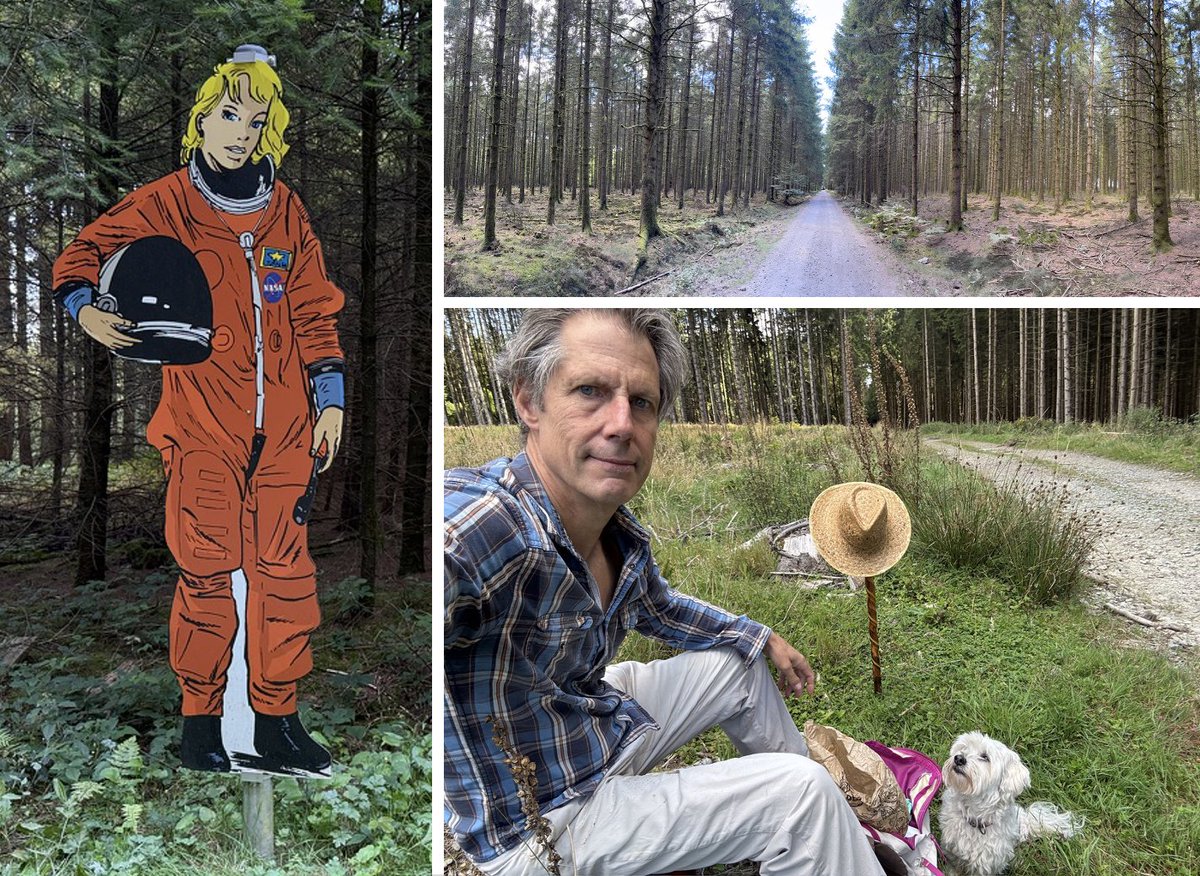 Hugh_Pope's tweet photo. I meet my first European astronaut on today's walk in the woods - day 15 of my journey on foot from Brussels to Luxembourg. Read all about it on my Substack here:

https://t.co/WLfv7xspcH https://t.co/XBudpgOlcN