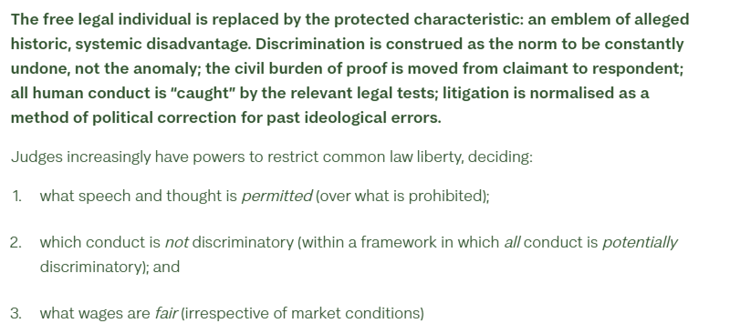 epkaufm's tweet photo. 'Protected characteristics' have to go. The conclusion of this important @Prosperity_Inst report on Britain's 2010 Equality Act

https://t.co/8HWTFnLNXM https://t.co/3pfxuN2lFg