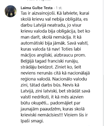 liana_langa's tweet photo. Kāpēc rusifikācija ir noziegums?  
Tā padzen latviešus no pašu zemes un valsts!
#AtkrieviskoLatviju https://t.co/PqyJjrylkQ