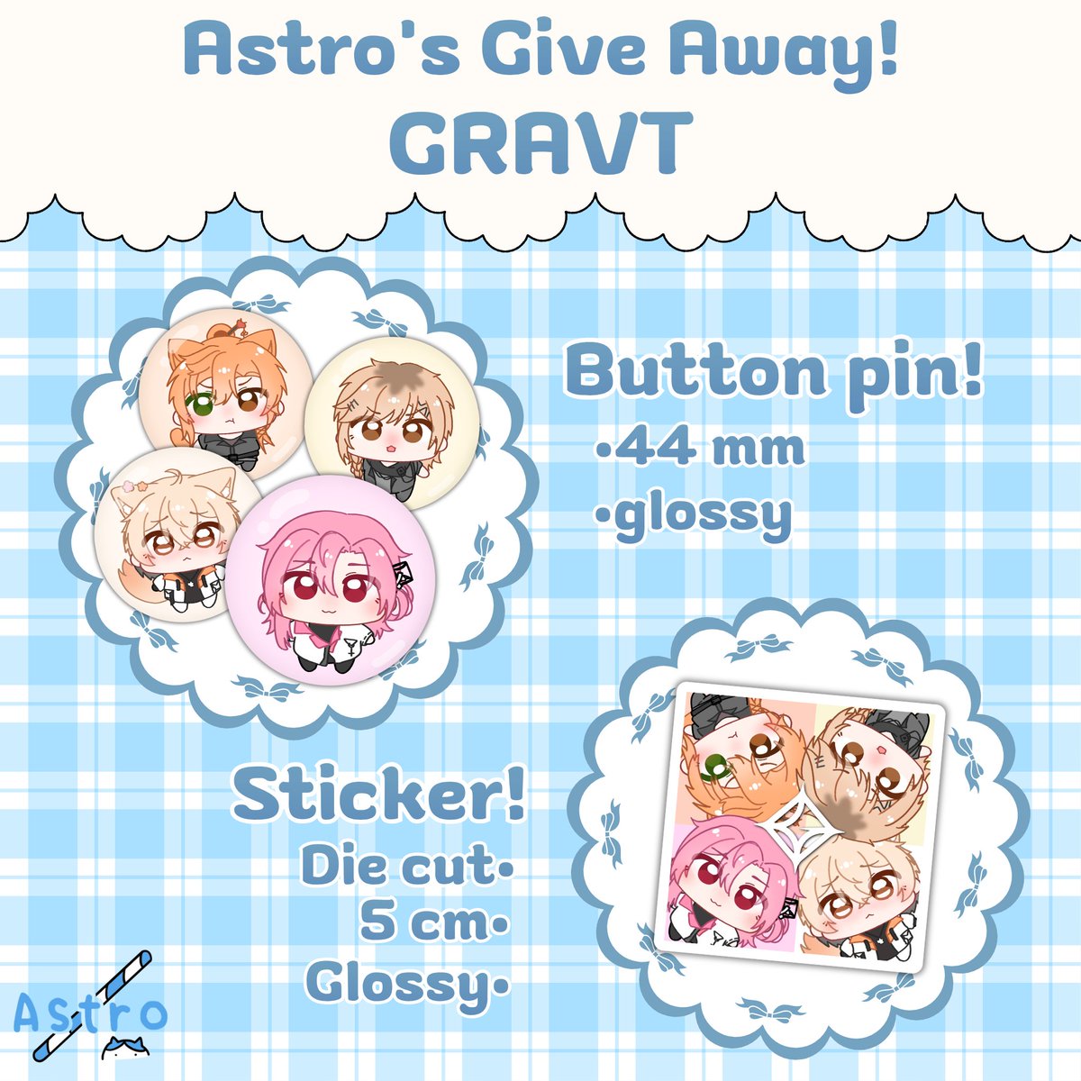 nomystro_997's tweet photo. HAI #INVNT TERCINTAH (3)

Krn gak ada invnt yang dapet stickernya, jadi aku putuskan untuk GIVE AWAY PIN GRAVT!!

Btw untuk ongkir aku hanya bisa cover 10-15k saja ya :'3

❤️ and 🔄 are appreciated!

#GRAVT #IntoGRAVT #artkemi #drawem #CreateAVE #BlanCanvas https://t.co/CB8xYCBL5K