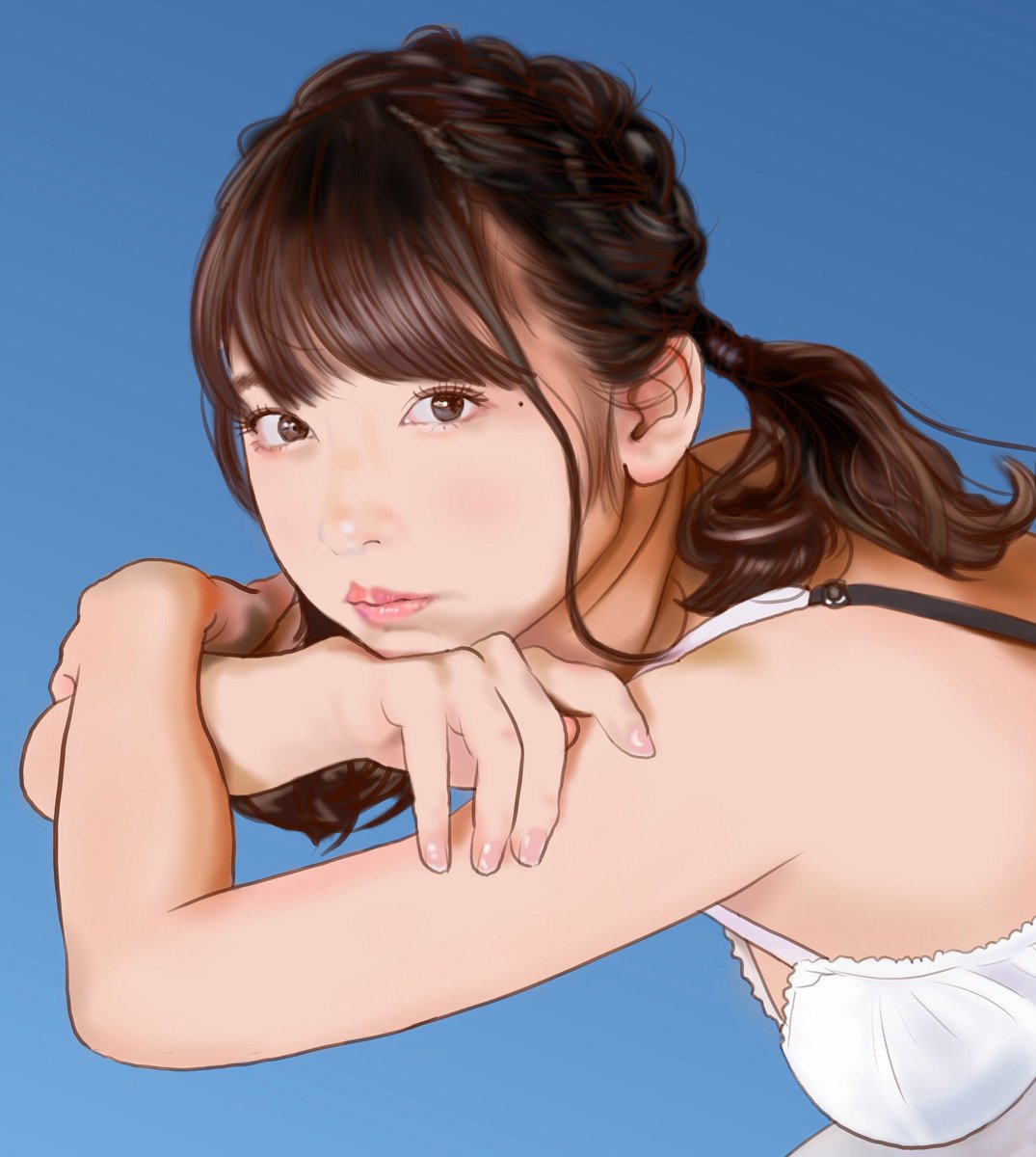terarin08's tweet photo. 【再掲】『十味さん(@toomi_nico )』
#イラスト #グラビアアイドル #十味 #illustration #portrait #bikinimodel #toomi https://t.co/t58L38VxCl