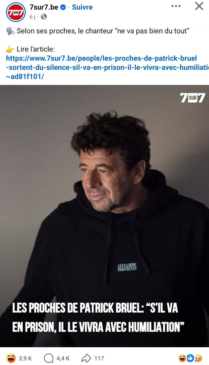padlock_paddock's tweet photo. L'indécence de Bruel. Je hurle 😭 https://t.co/gnKSRNCvTt