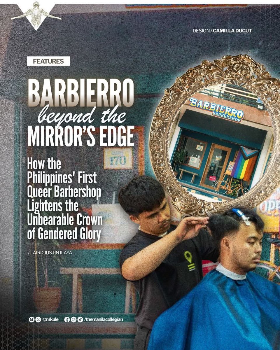mkule's tweet photo. When asked about what welcomes customers in Barbierro, Borbe emphasized their staff’s education on SOGIE, “dito, pagpasok mo, all of our staff are SOGIE-educated. Walang makikita o mararamdamang microaggressions.” 

READ: https://t.co/AfpHbBRzZc https://t.co/Nq3vrUaCpY