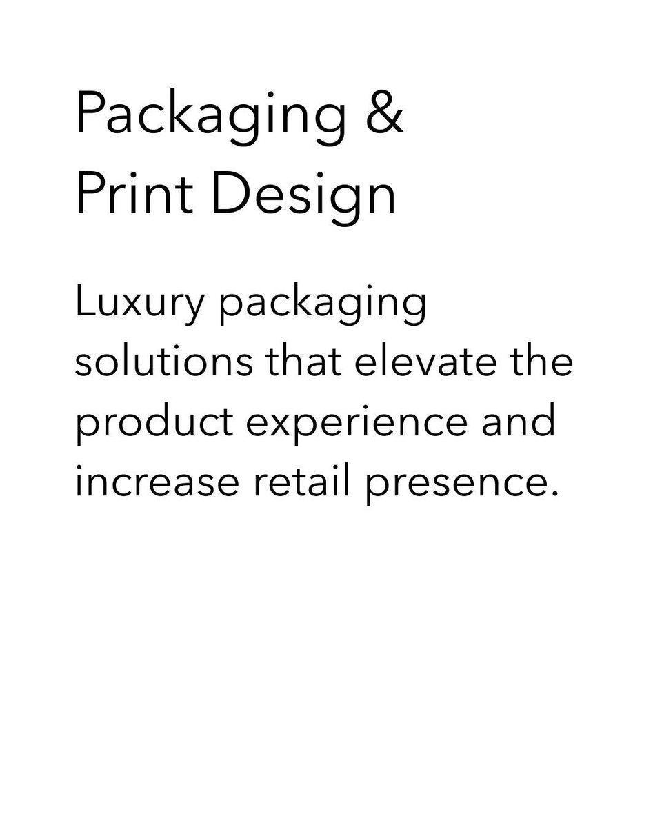 CreativeRandD's tweet photo. Packaging & Print Design
Luxury packaging solutions that elevate the product experience and increase retail presence.
#creativeresearchanddevelopment
#designed_by_crd
#design_by_crd
#designagency
#londoncreative
#eastlondon
#fashionbranding
#beautybranding
#hospitalitybranding https://t.co/kpm0Tvn7M7