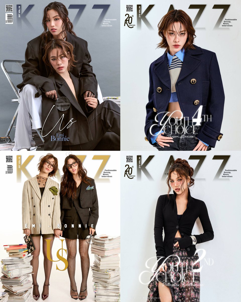 sunset__0411's tweet photo. EmiBonnie as cover for Kazz Magazine 🧡💜✨️

#KAZZXEMI
#KAZZxBONNIE
#emiamily #beonnnie 
#เอมี่บอนนี่ #EmiBonnie https://t.co/hu2zgowDwY