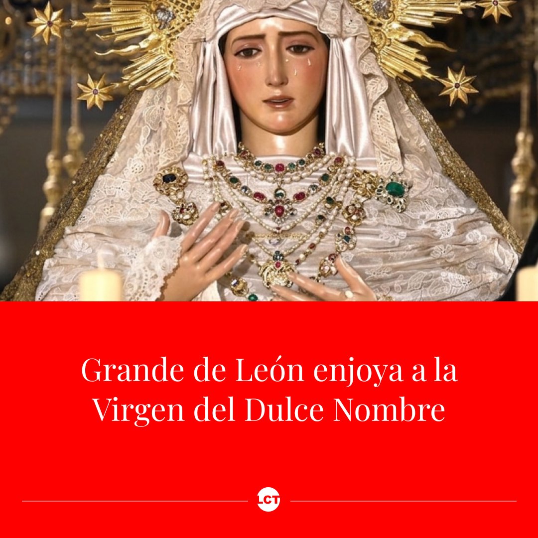 CofradiasToday's tweet photo. La dolorosa de San Lorenzo recupera una estampa inédita que nadie recordaba. "Hemos aprovechado que Zapatero declaraba en la Audiencia Nacional para quitárselas", señalan desde la priostía.
#dulcenombre #martessanto #semanasanta #semanasantasevilla #sevilla #joyas https://t.co/4GU0Jv2kjD