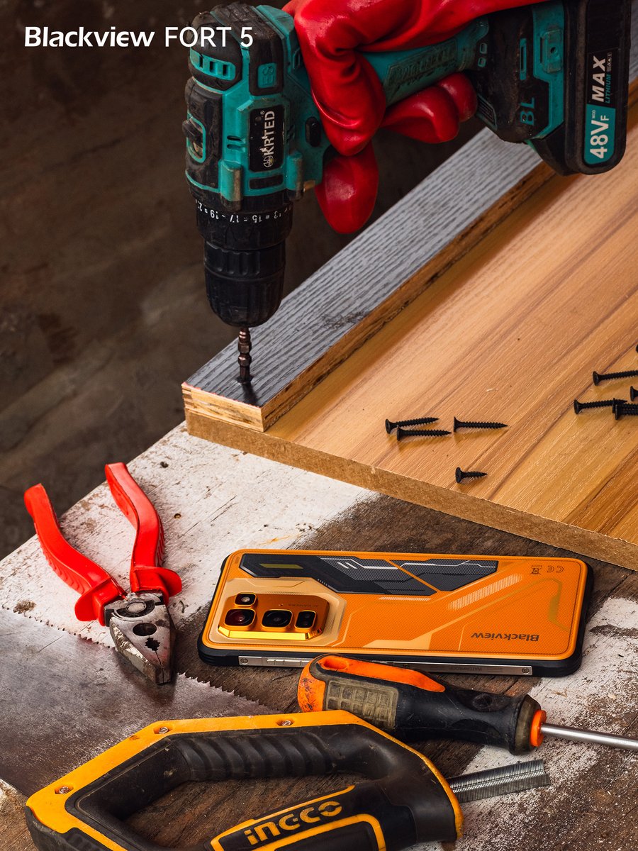 BlackviewPhone's tweet photo. FORT 5: "Finally, my natural habitat." 😂🛠️📱
#Blackview #FORT5 #RuggedPhone https://t.co/0PYt4qsnus