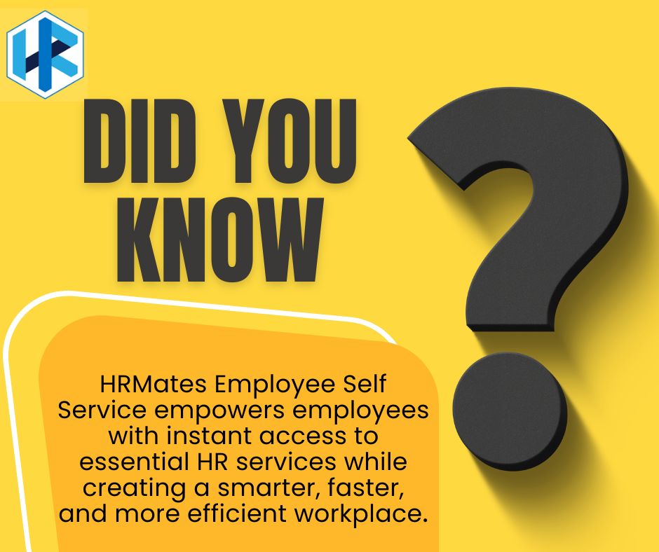 HRMatesOfficial's tweet photo. Did You Know?

Employees can save time and improve productivity by accessing HR services anytime, anywhere through a self-service portal without relying on manual HR processes.

#HRMates https://t.co/uebOqEsk60