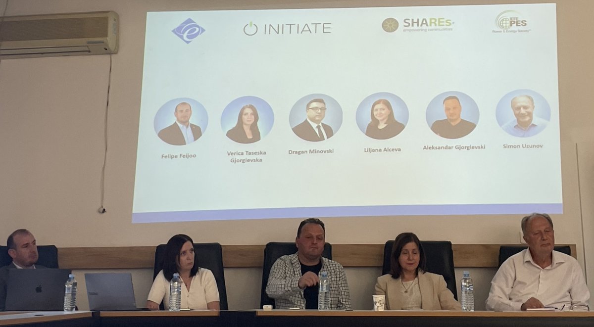 ECSharesPlus's tweet photo. On 2nd June, SHAREs+ joined the event “Decarbonising #EnergySystems: Modelling, Pathways and Community Action” in Skopje, to explore energy system modelling, climate pathways and policy action, and discuss the role of #energycommunities in accelerating clean #energytransition. 👇 https://t.co/3BImltlyrW