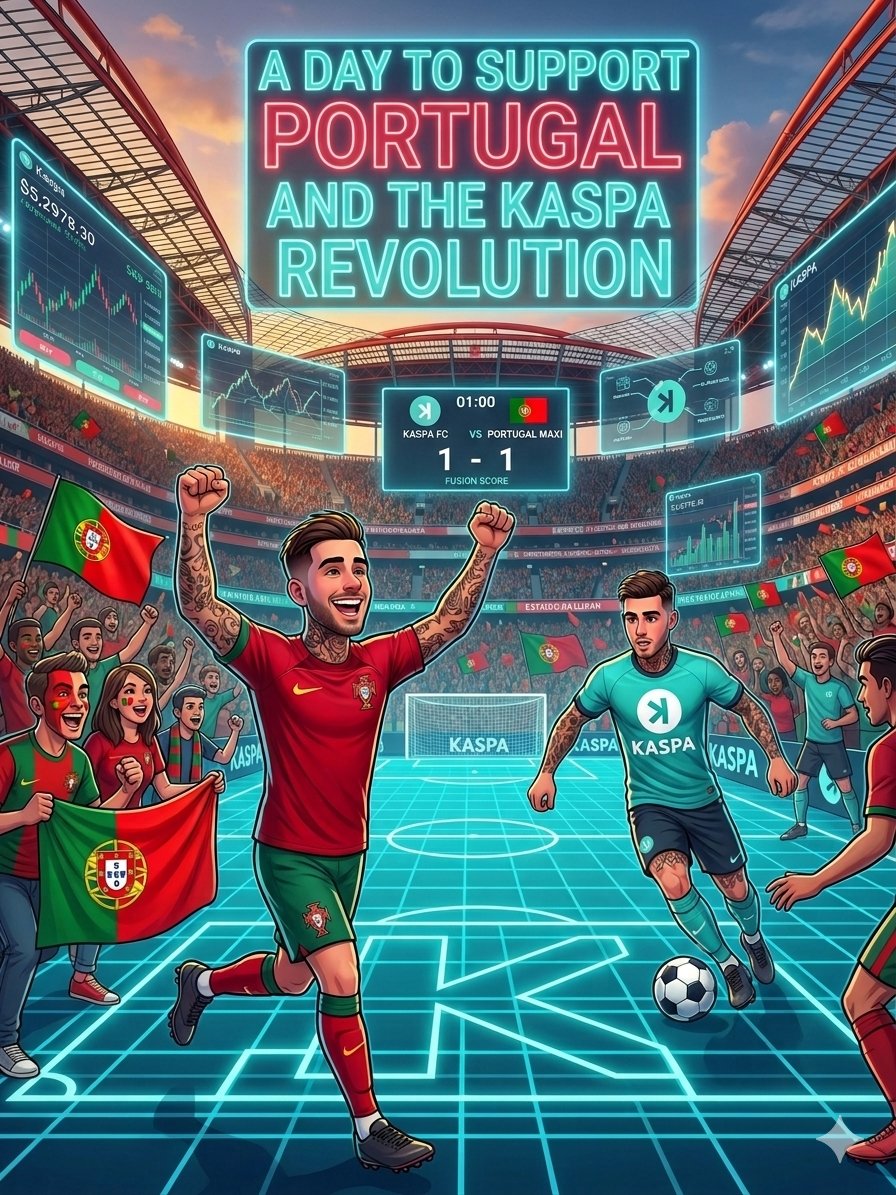 carlosofkaspa's tweet photo. Proud to be Portuguese! 🇵🇹
Today is all about supporting our team in the World Cup! Whether it’s football on the pitch or the charts on my screen, I’m giving it my all.
Let’s bring home the win! ⚽️📈
#Portugal #WorldCup #KaspaMaxi #KAS https://t.co/Bnrf0VjSIx