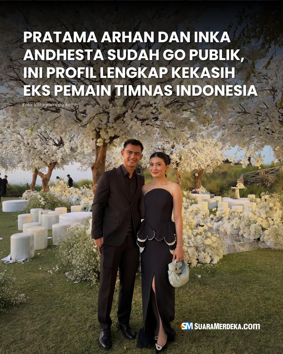 suaramerdeka's tweet photo. Nama Inka Andhesta sedang menjadi pembicaraan warganet. Sosok yang sudah dijodohkan oleh netizen Oktober 2025 silam, kini berani muncul bersama di ruang publik.

#suaramerdeka #suaramerdekacom #suaramerdekanetwork #pratamaarhan #inkaandhesta #pacar #pemaintimnas https://t.co/rPlpp6rSOD