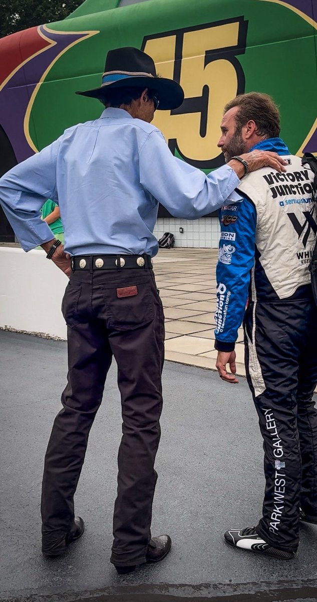 KyleWhisner's tweet photo. Some moments in life come full circle in ways you never could have planned.

My father named me after Kyle Petty and Ronnie Thomas. Long before I ever climbed into a race car, racing was already part of my story. I later spent years working with Richard Petty Driving Experience, and when I first moved to North Carolina, I even lived in the Petty Suite at Charlotte Motor Speedway. Along the way, Victory Junction became my charity of choice because of the incredible impact they make in the lives of children and their families.

Today, standing alongside Richard Petty, signing autographs in my firesuit, helping kids experience the excitement of racing, and working pit stops with Legacy Motor Club during NASCARnival was one of those moments that’s hard to put into words.

What makes Victory Junction special isn’t the race cars, the autographs, or the activities. It’s the smiles, the confidence, and the memories they create for children and families facing challenges most of us can’t imagine.

Grateful for the opportunity to be part of a day that brought so much joy to so many kids, and thankful for everyone who makes Victory Junction possible.

It is possible. 🏁