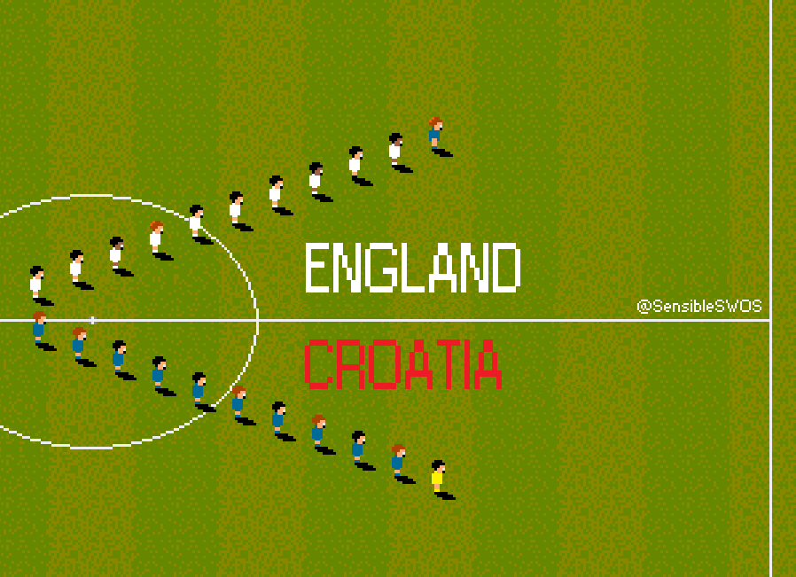 SensibleSWOS's tweet photo. England vs Croatia
Who's taking the points tonight?
Predictions?
#ThreeLions #England #Croatia #WorldCup #WC26 #Football #soccer #sensiblesoccer #swos #retrogaming #gamersunite #snes #sega #amiga #commodore #retrogamer #Kane #Modric https://t.co/bn3BGsiqEr