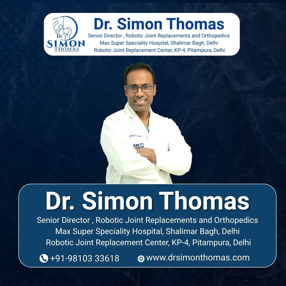 dr_simonthomas's tweet photo. Dr. Simon says: What you eat today can influence how your joints feel tomorrow.

A nutrient-rich diet can help support joint function, mobility, and long-term bone health. Small healthy choices every day can make a lasting difference.

#JointHealth #BoneHealth #DrSimon https://t.co/lYQ8JfahTC