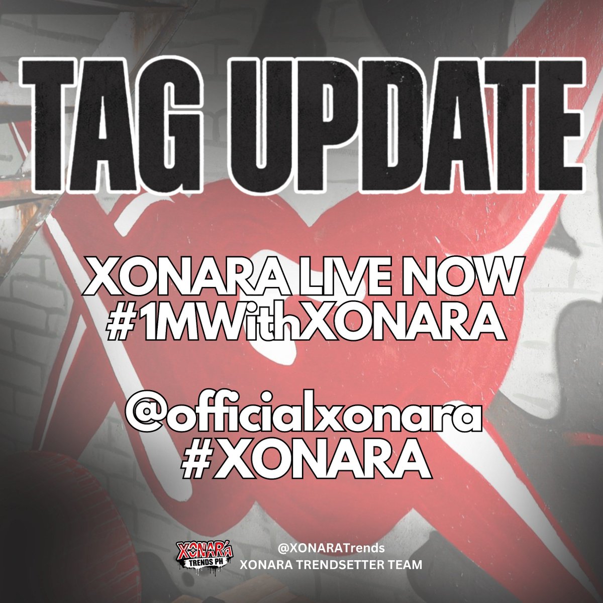 XONARATrends's tweet photo. [ 𝐓𝐀𝐆 𝐔𝐏𝐃𝐀𝐓𝐄 | 𝟕𝐏𝐌 ]

THE CELEBRATION CONTINUES! ️❤️‍🔥

The girls are live right now on Instagram! Join the celebration and spend this special moment with XONARA. 

🔗 https://t.co/d40eV1Ic2x

XONARA LIVE NOW 
#1MWithXONARA
@officialxonara @XONARA https://t.co/E1SG0jAfK1