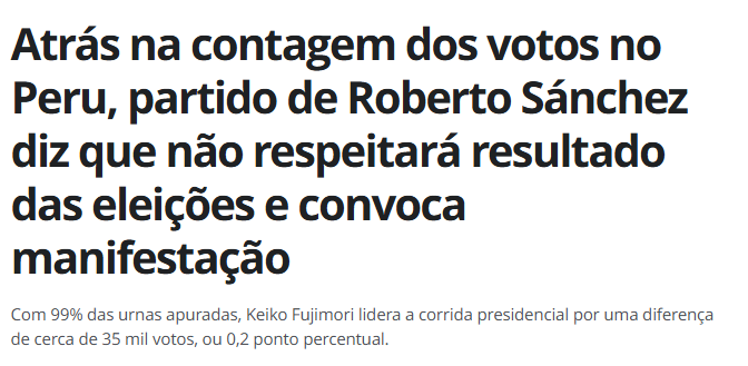 lucianocarvaIho's tweet photo. Não reconhecer o resultado das eleições, é algo que vai da direita a esquerda. https://t.co/f0S7jnCmqG