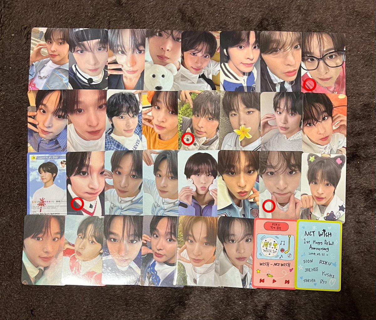 tx2ro5_'s tweet photo. NCTWISH nctwish ウィシ うぃし Hearts2Hearts RIIZE TUNEXX トレカ 買取

譲→画像のもの

求→銀行振込>Paypay

12日ペンミ手渡しor郵送のどちらも可能です！値段が書けなかったため､画像と一緒に聞いて頂けるとありがたいです🙇🏻‍♀️また､⭕️がついているものは傷があるものになります。 https://t.co/k3SRfhQYev