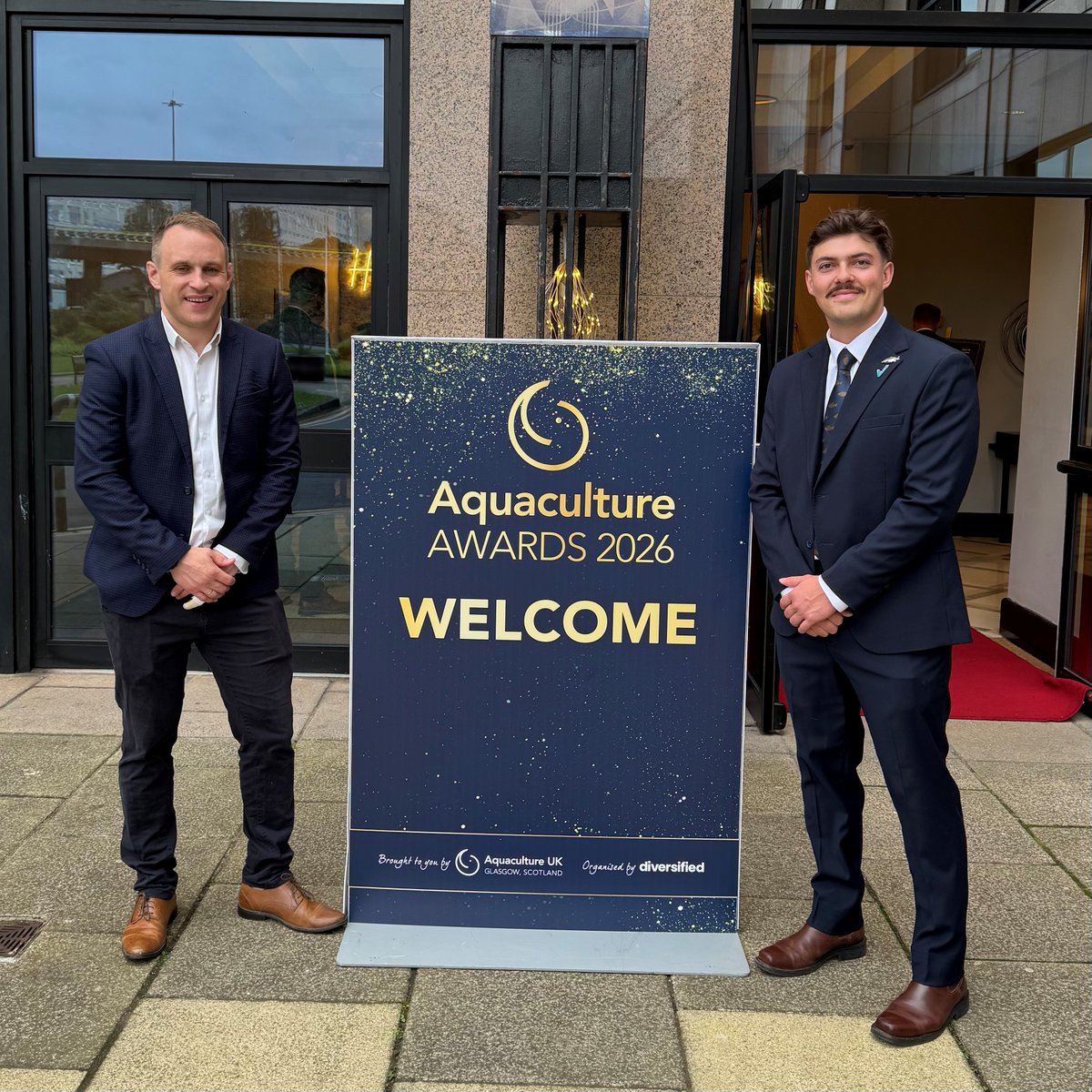 anparioplc's tweet photo. Our Aqua team, Lawrence Brown and Gerred Fuchs, are currently attending Aquaculture UK 2026 in Glasgow👩‍🔬

If you are attending, we’d love to connect. Feel free to stop by for a chat about all things fish and shrimp, and our innovative range of feed additives.

#AquacultureUk https://t.co/eUZMfMQYEp