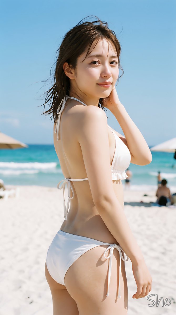 kawasho_web's tweet photo. Soft white frills and summer light 🤍☀️
This bikini feels clean, airy, and effortlessly cute

Simple can be the prettiest sometimes ✨

Prompt is in the comments 🌸
#KawashoAI https://t.co/J0AbJjsImU