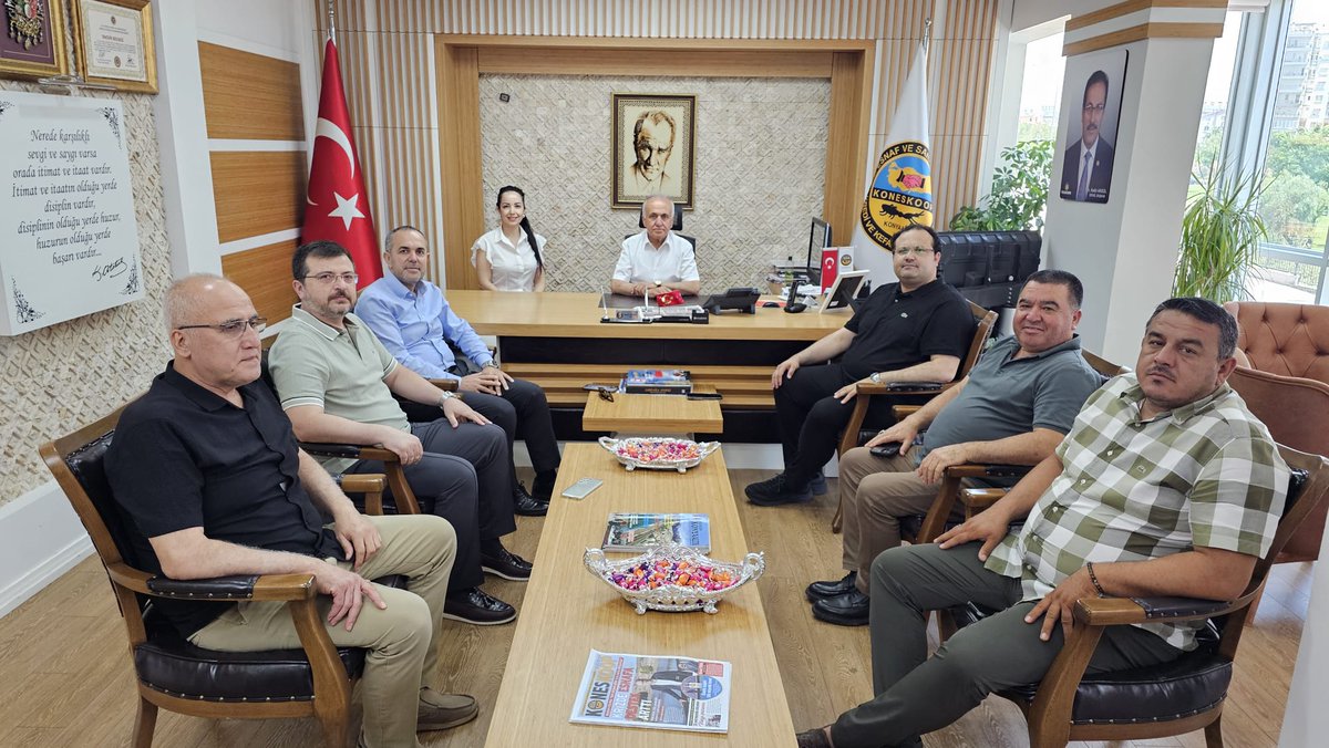 Ateknokent's tweet photo. Genel Müdürümüz Dr. @ibrahim___yavuz, Konyaaltı Esnaf ve Sanatkarlar Kredi ve Kefalet Kooperatifi (@KONESKOOP) tarafından düzenlenen kahvaltıya davetli olarak katıldı. Başkan @duralikolpak ve yönetim kurulu üyeleri ile gerçekleştirilen görüşmede, iş birliği imkanları, ortak faaliyet alanları ve yürütülecek projelere ilişkin değerlendirmeler yapıldı.

Nazik davetleri için KONESKOOP Başkanı Durali Kolpak’a ve yönetim kurulu üyelerine teşekkür ederiz.