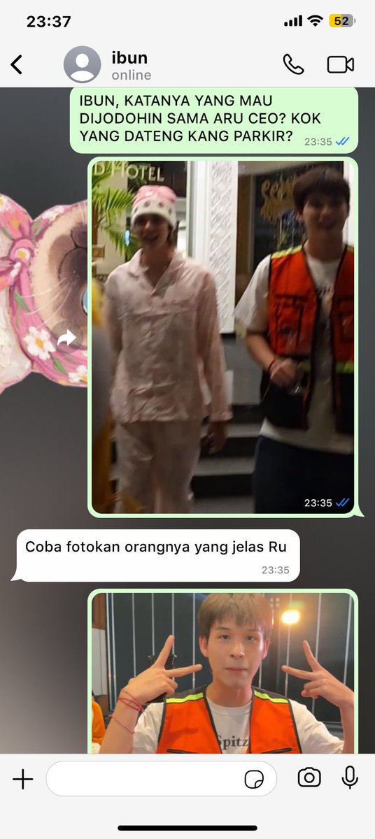 ameratyns's tweet photo. skynani prompt au; unpredictable

katanya dijodohin sama CEO, kok yang dateng malah tukang parkir? https://t.co/mpjchMLbZ5