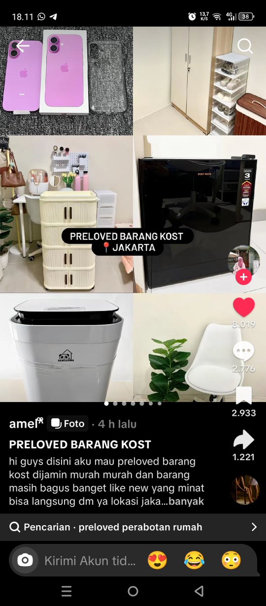 rreeysho's tweet photo. ‼️HATI-HATI PENIPUAN ‼️ GUYS AKU BARU AJA DITIPU DI TICKTOCK DENGAN AKUN @preloveddesylexa ‼️‼️‼️😭😭😭😭

#preloved #penipuan #BarangKost #KingRezaPahlavi‌ForIran #Mbappé #17giugno2026 https://t.co/YsFkjHg15A