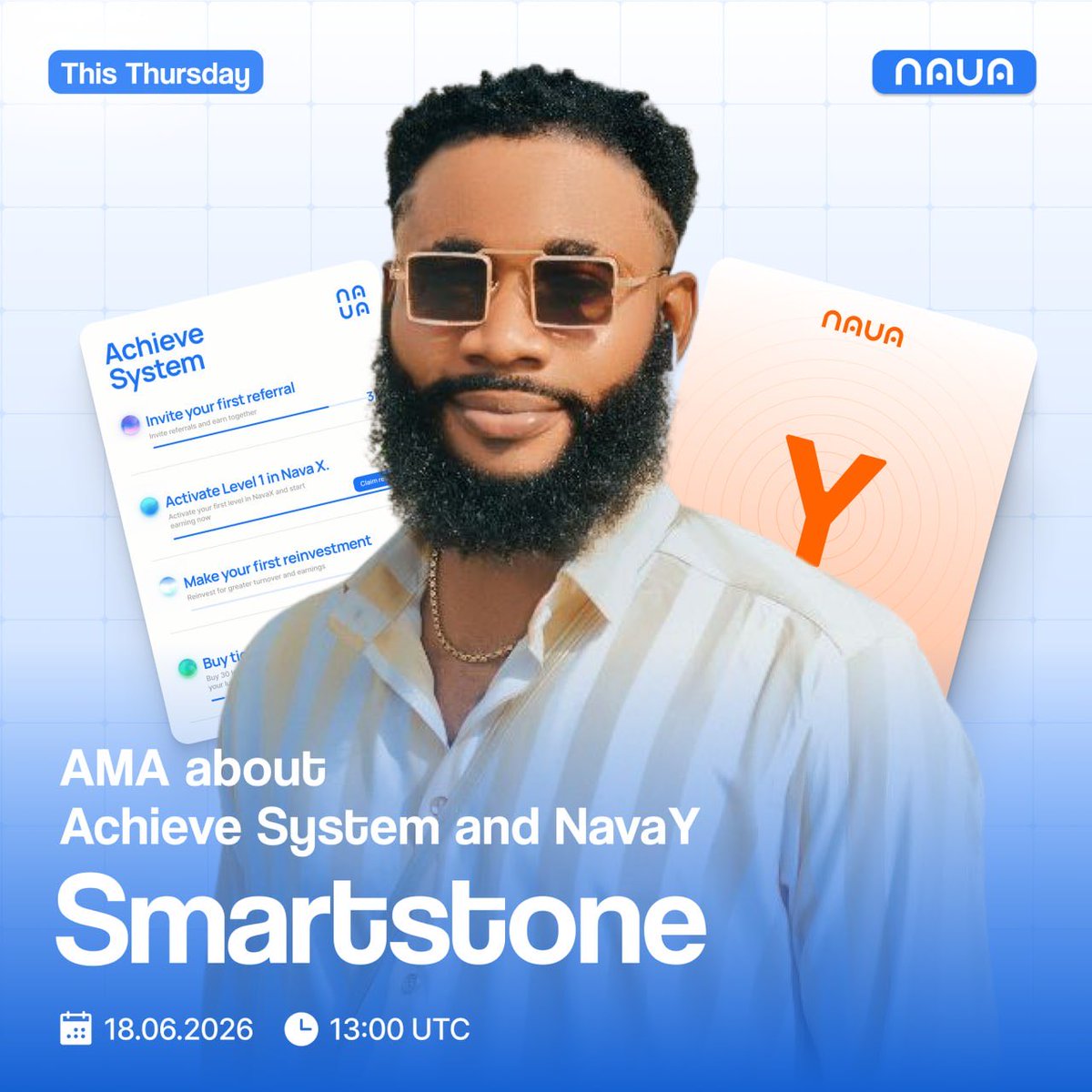 NavaDaoX's tweet photo. ๐จ AMA with Smartstone! ๐
Discuss NavaY achievements, VIP chat & Nava DAO insights. ๐ Prizes!
๐ 18.06 โฐ 13:00 UTC
๐ Zoom: https://t.co/d4oecnp05A
#NavaDAO #Navacoin #AMA #Web3 #CryptoCommunity https://t.co/od6ZQzJBZg