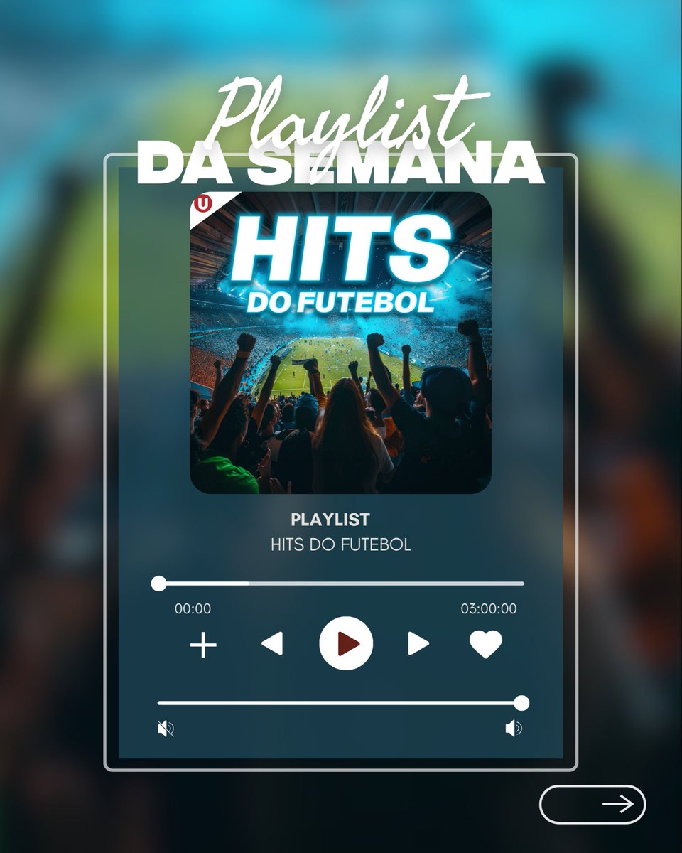 umusicpt's tweet photo. A playlist desta semana já entrou em campo. ⚽🎶

Hoje joga Portugal e estas são algumas das músicas que nos vão acompanhar durante o Mundial. 🏟️ https://t.co/IAtN8Weckj
