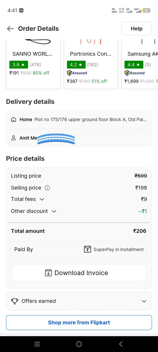 EngYouVlog's tweet photo. I ordered Vivo Data cable supporting 120W written as vivo original with 6 month vivo warranty that doesn't support to my vivo X200 so that I returned the product 
I just want to know if this product not original then why I pay 9 rupees to flipkart https://t.co/mtZO1q5gx6