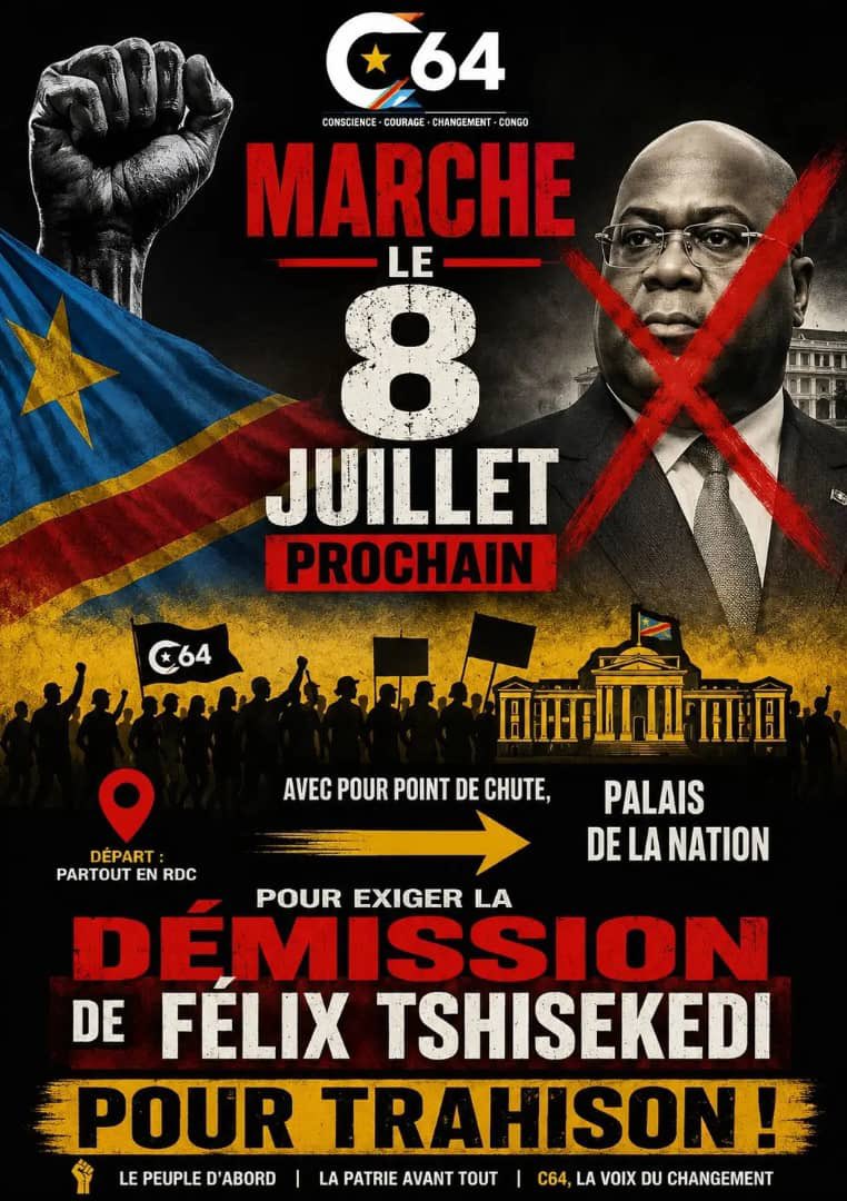 ngalulajenny81's tweet photo. Grande marche sur l’étendue du territoire de la RDC le 8 juillet 2026. 

@kabund_jmkkrock https://t.co/mEMJ5BP03e