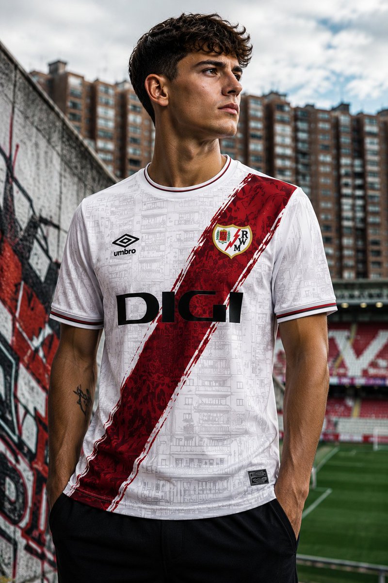 achtungpedro's tweet photo. Ya que el @RayoVallecano ni está ni se le espera, ni va a dedicar un mínimo a los detalles, se me ha ocurrido pensar y recurrir a ChatGPT para ver cómo lucirían las equipaciones del Rayo para la próxima temporada.

Va mini hilo https://t.co/ujPLrKIi4I
