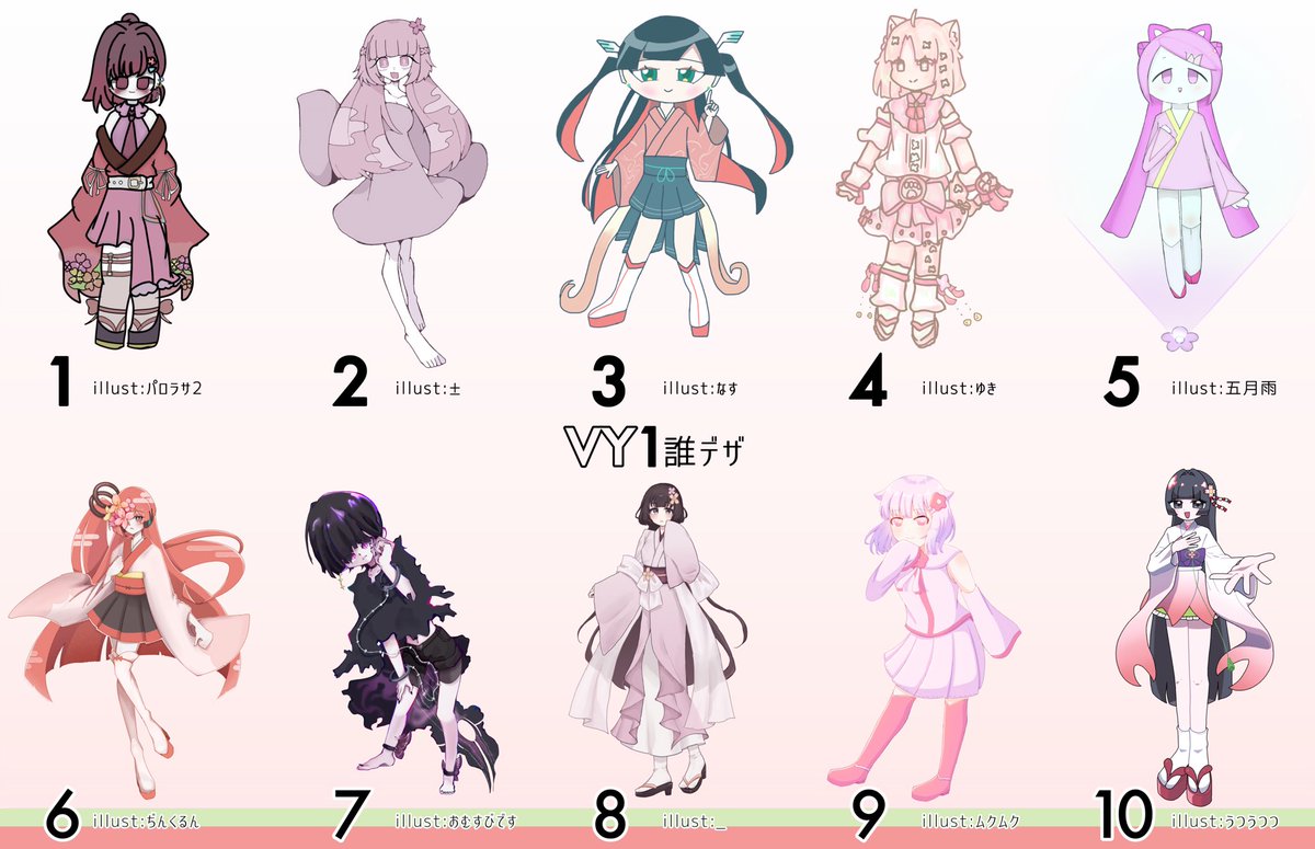 yukinenohi's tweet photo. #VY1誰デザ
初めての企画参加で緊張していましたがとても楽しくてみな様のイラストやキャラデザを見れて幸せでした…🥰🫶
僕が''描かせて''いただいたのは4番目の子です‼️ 
そして、僕が''デザイン''したのは何番の子でしょうか‼️✨アンケートを置いておくので良ければ投票お願いします🙇 https://t.co/D0MldF5eMz