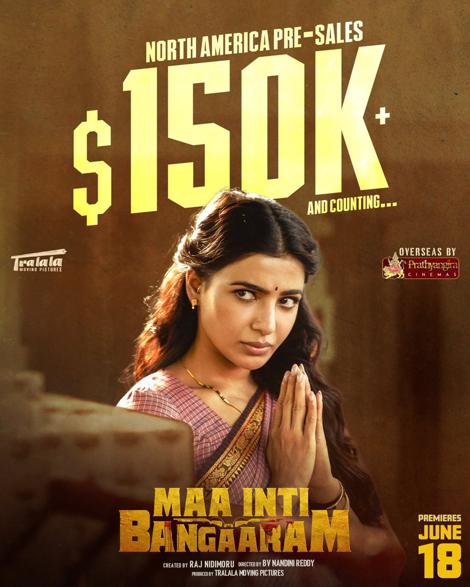 cinemAsura's tweet photo. Who is real crowd puller ? RamCharan or Samantha ?? 

#Peddi - $100K ($30 tkt price) 🫠

#MaaIntiBangaaram - $150K ($20 tkt price) 🔥

Inko sari Global Star tag use cheyyaku anna.. https://t.co/31yUyaDU8j