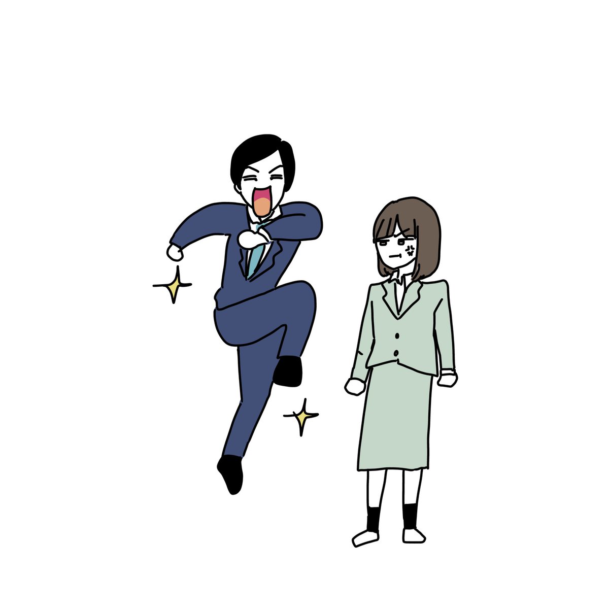 kyuuuuuri5's tweet photo. 好きなドラマをうろ覚えで描く試み③
伝わるか……？ https://t.co/lqoGjWzqwo