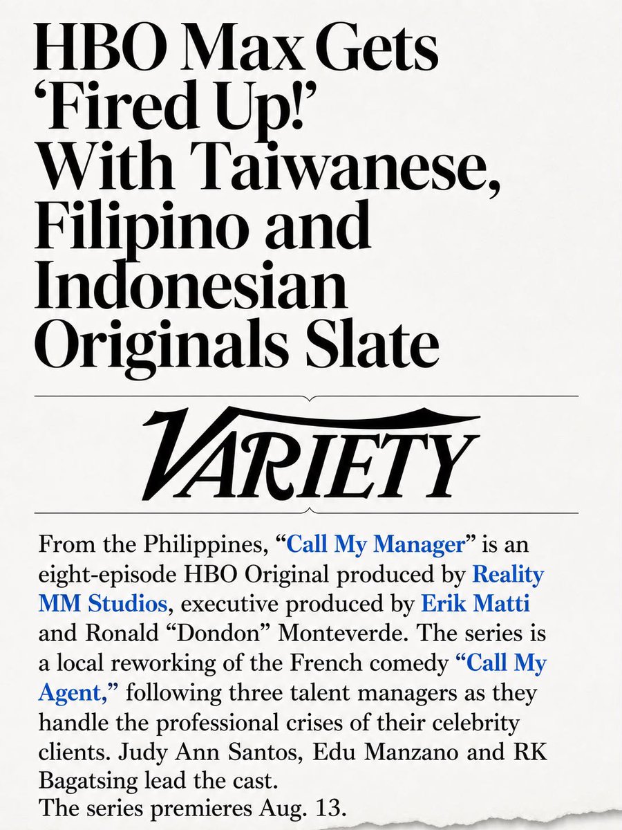 RealityEntPH's tweet photo. IT'S FINALLY HAPPENING.

Call My Manager is officially heading to HBO Max on August 13. https://t.co/LvewVHRe19