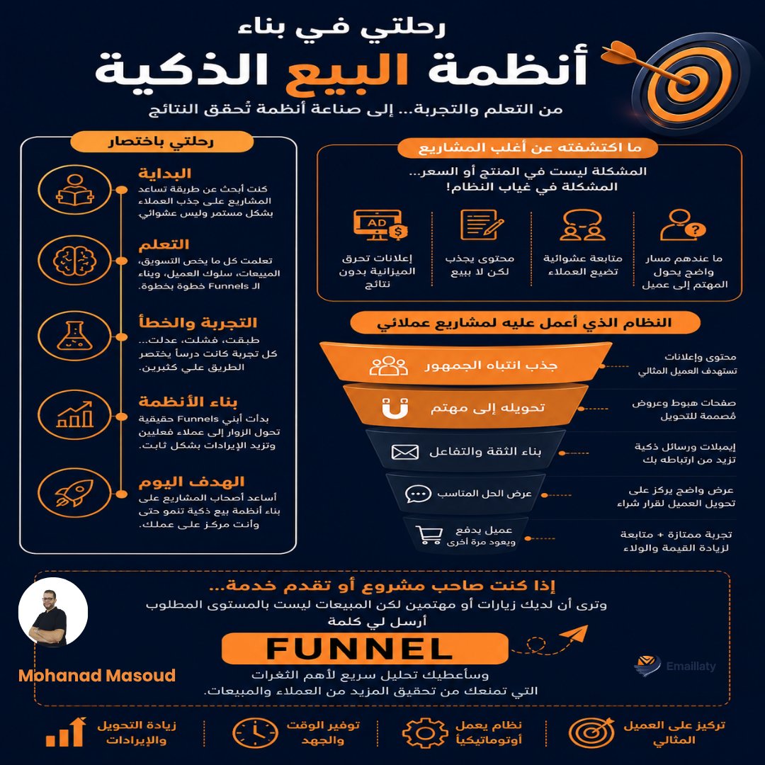 مهند مسعود | هندسة مبيعات الفانل tweet media