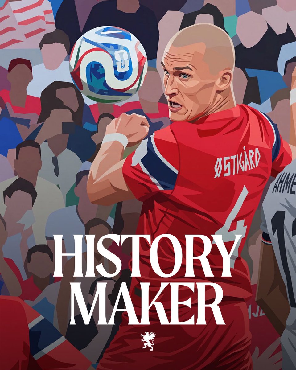 GenoaCFC's tweet photo. 𝐇𝚰𝐒𝐓𝐎𝐑𝐘 𝐌𝐀𝐊𝐄𝐑 ✍️ 

📝 Il gol di Leo Skiri Østigård con la Norvegia 🇳🇴 è il terzo gol di un giocatore del Genoa nella fase finale di un campionato Mondiale 🌍 

Prima di lui a segno:

⚽️ Dan Petrescu nel 1994 con la Romania 🇷🇴
⚽️ Raouf Bouzaiene nel 2002 con la Tunisia 🇹🇳