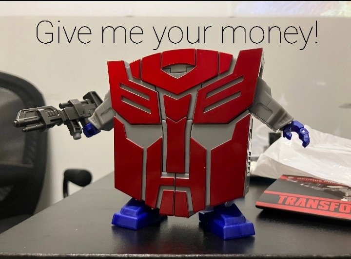 TheKnightimus's tweet photo. Made a meme. #meme #transformers @Hasbro @transformers https://t.co/M0z0U0gpW7