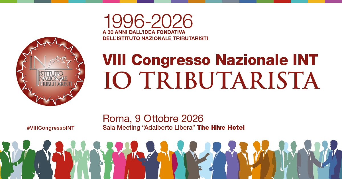 IstTribint's tweet photo. #INTtributaristi 30 anni di valori e competenze @R_Alemanno @edoboccalini @delghingaro  @studiozambon @studiocuomoroma https://t.co/WzfQB21CTp