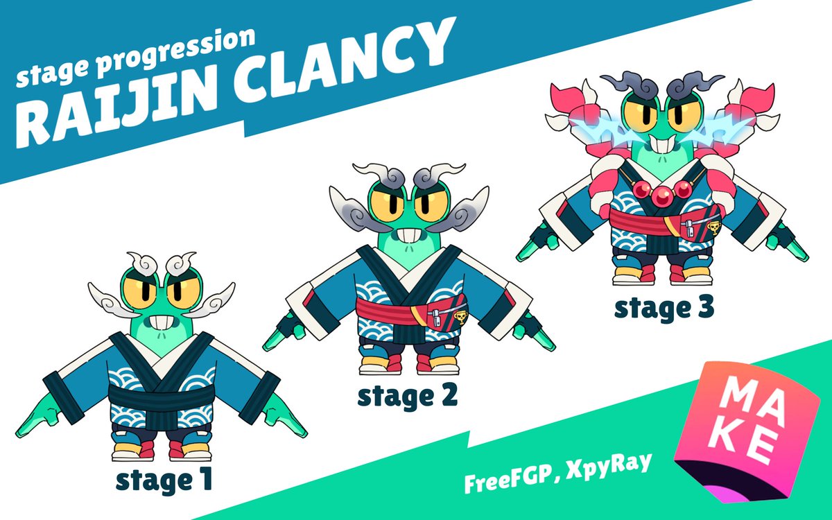 Developart1's tweet photo. All 3 stages for the skins https://t.co/kiBE5OwsbX
