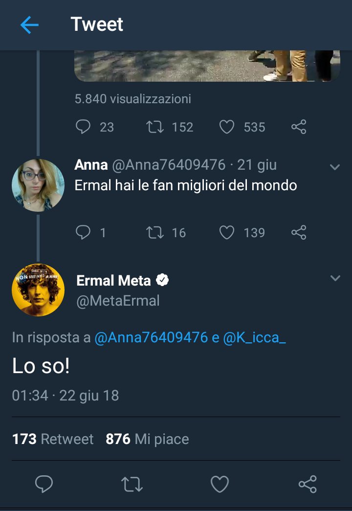 Annasmile78's tweet photo. Sono passati 8 anni, da quando  la tua musica è  la tua poesia mi ha raggiunto, dall'ora  mi hai insegnato tanto. Ho imparato molto da te.  Mi hai cambiato in meglio. Ti devo molto. @MetaErmal  non ti lascerò  mai, fino a quando vorrai, io ci sarò. https://t.co/TI0TkYYIf6