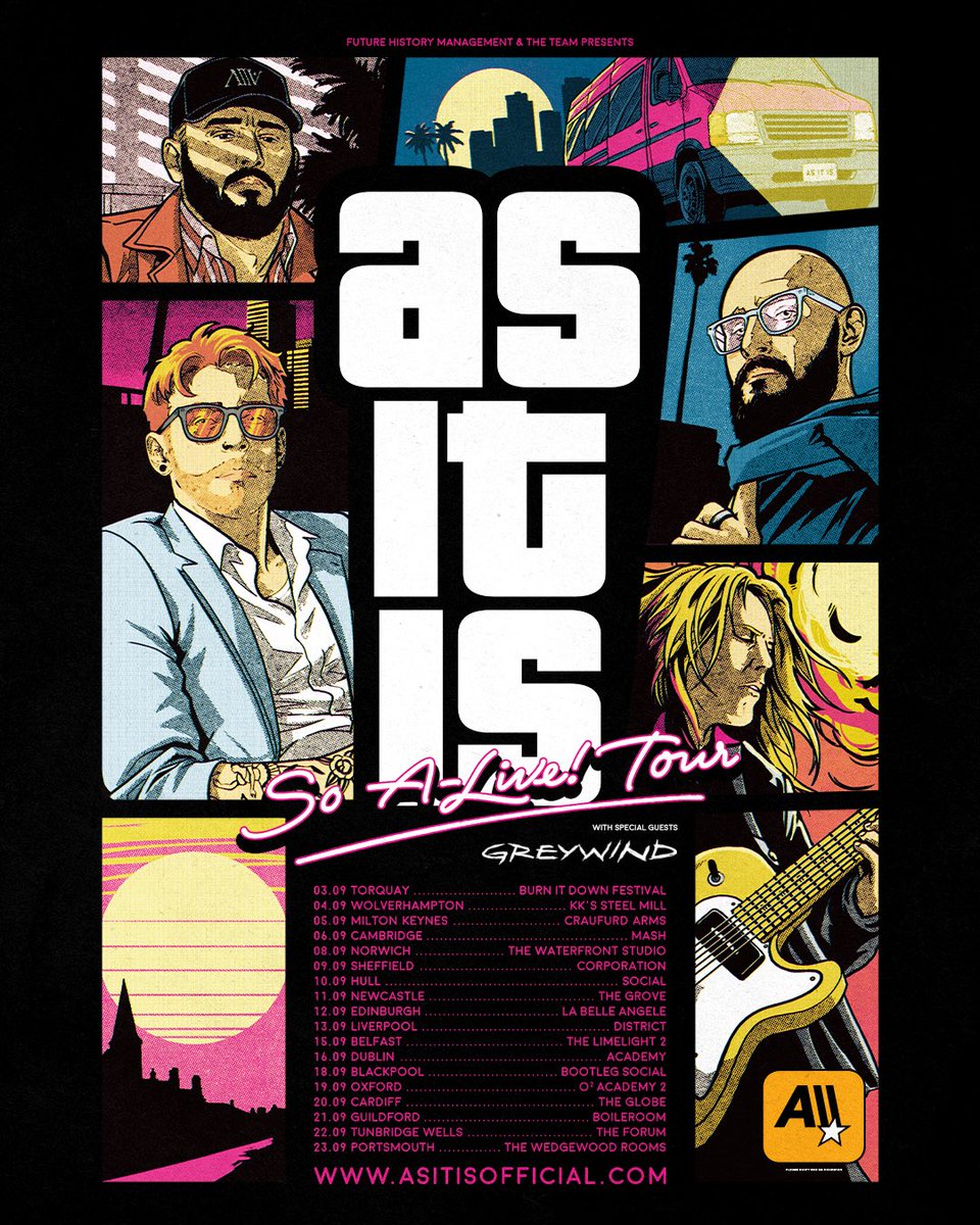 ASITISofficial's tweet photo. everyone moaning about ticket prices and lack of cities on tours these days so why not come to a proper uk &amp; Ireland tour with £20 tickets in mostly independent grassroots venues. https://t.co/gg8PO3jC7B