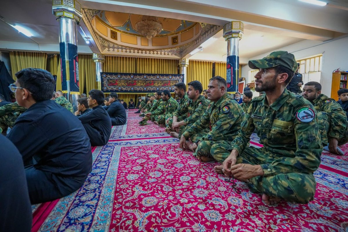 al_abbas_combat's tweet photo. تغطية مصوَّرة: قسم التوجيه الديني وقسم العلاقات العامة والإعلام في فرقة العباس القتالية يُقيمان مجلس عزاء

لقراءة الخبر كاملا اضغط على الرابط التالي
https://t.co/oo50wQIYxx
=============
فرقة العباس القتالية
الإعلام المركزي
17 حزيران 2026
#عطاء_وفاء_فداء https://t.co/G7tgj8OlO8