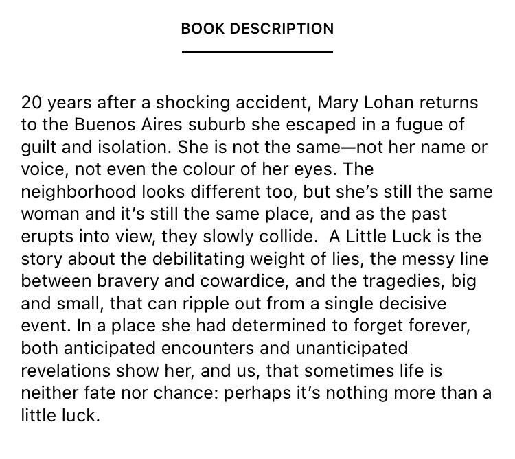 readpinrepeat's tweet photo. A Little Luck

———
Claudia Piñeiro
208 pages
Libby https://t.co/uqi6wdGG7B