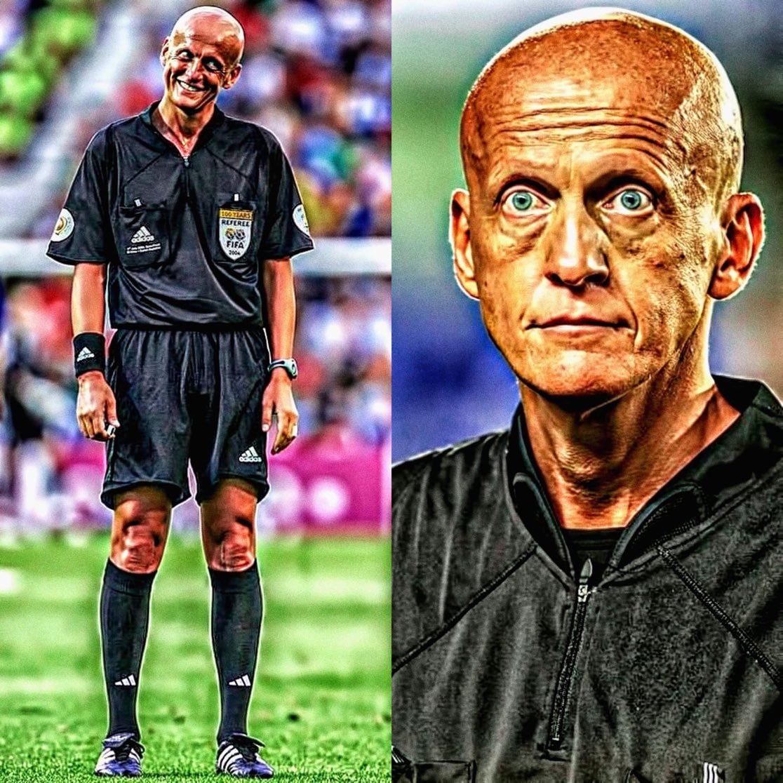 FrankKhalidUK's tweet photo. Did you know that the legendary referee Pierluigi Collina:-

◾️ The only referee who had the VAR in his eyes. 
◾️ This referee could communicate in 4 languages on the field (French, Spanish, Italian and English). 
◾️ Before each game, he studied the game and the players of the teams he would lead and learned the names of the players. 
◾️ During the 2002 World Cup final in Japan, Ronaldo gave him his shirt and the ball. The players from Brazil and Germany had congratulated him on his performance. 
◾️ Footballers had huge respect for him and even fear, just by his presence. 🙌
◾️ He is also the only referee who has been on a video game jacket. 

A true legend of the game, Pierluigi Collina! 🙌🇮🇹